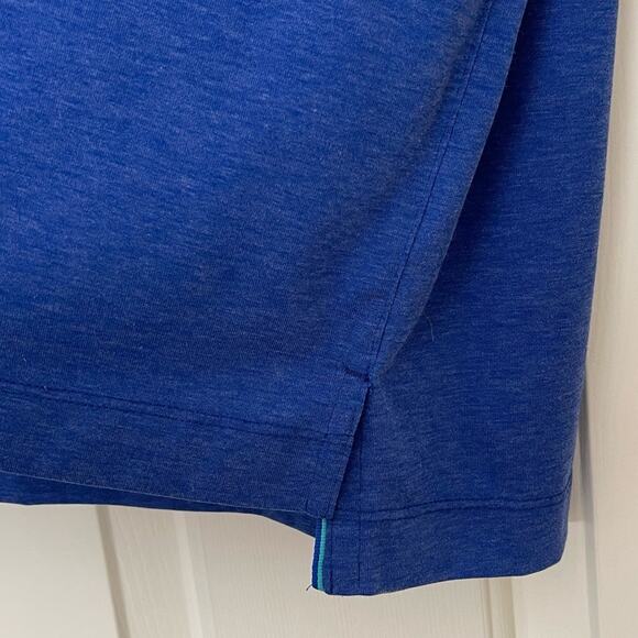 Nike Golf Dri-Fit Tour Performance Colorblock Royal Blue S/S Men's Shirt Size L - Picture 6 of 11